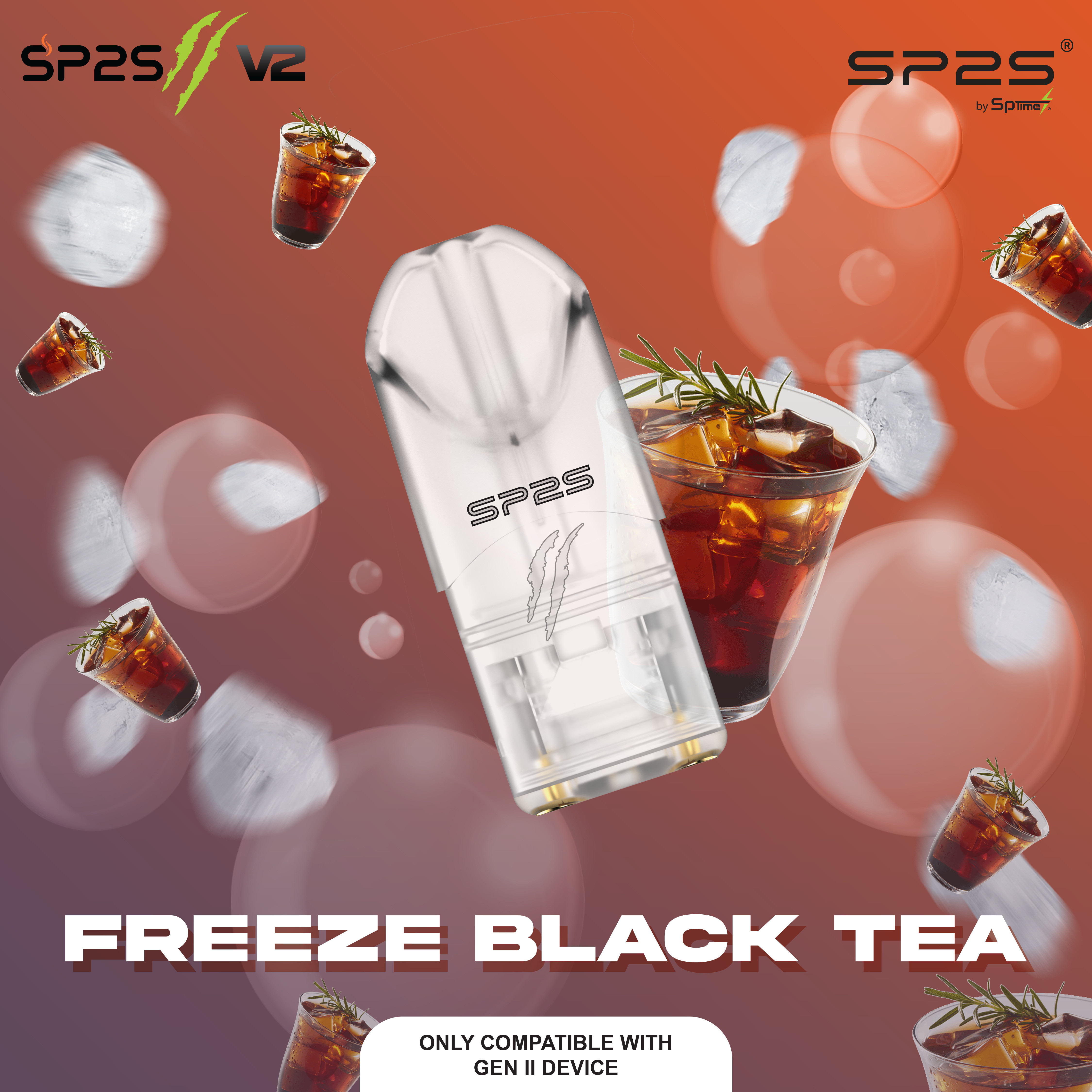 SP2S Pod - Freeze Black Tea-image