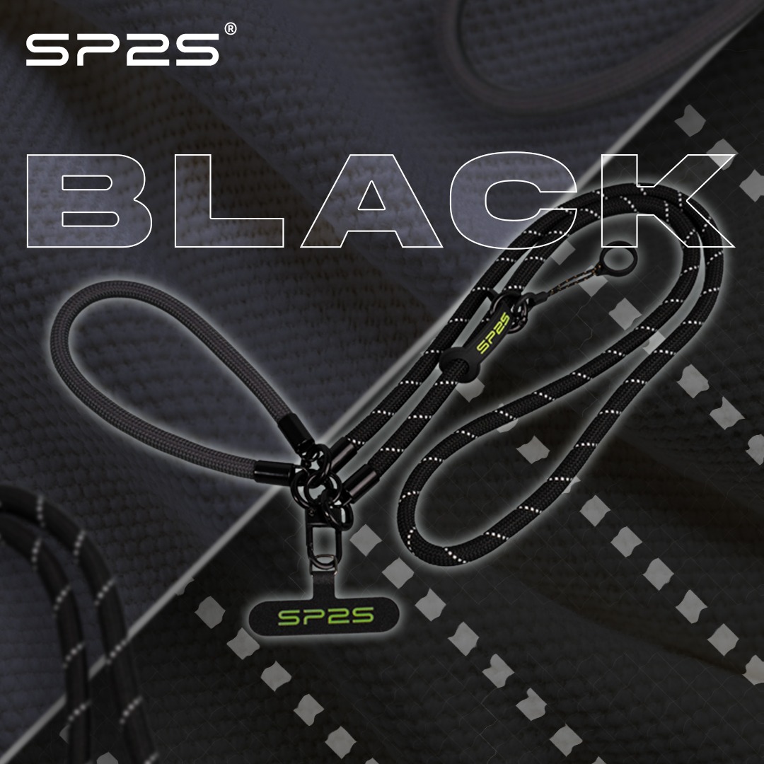 SP2S Premium Lanyard (Black )-image